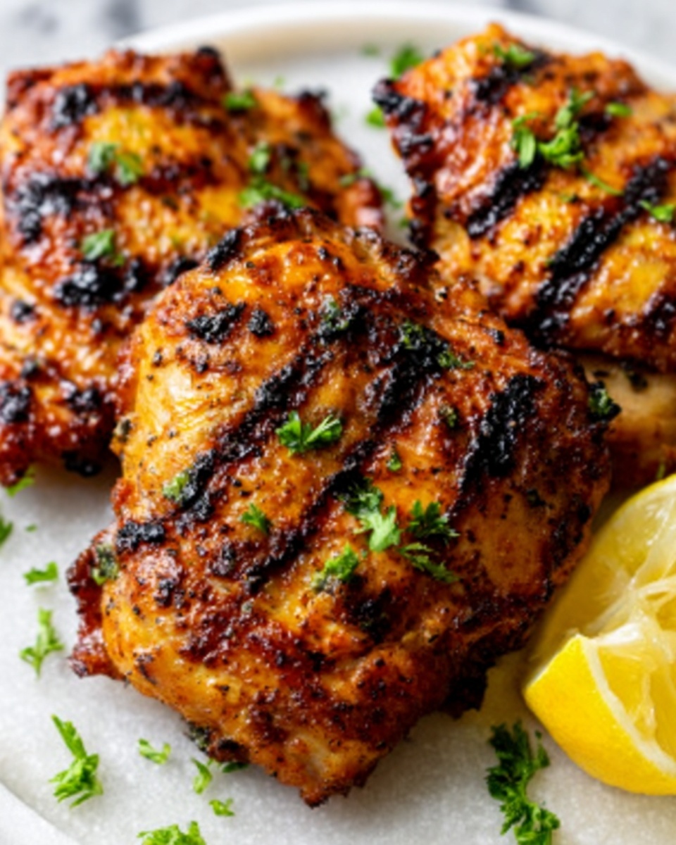 Juicy Grilled Chicken Thighs Recipe - Recipe Image