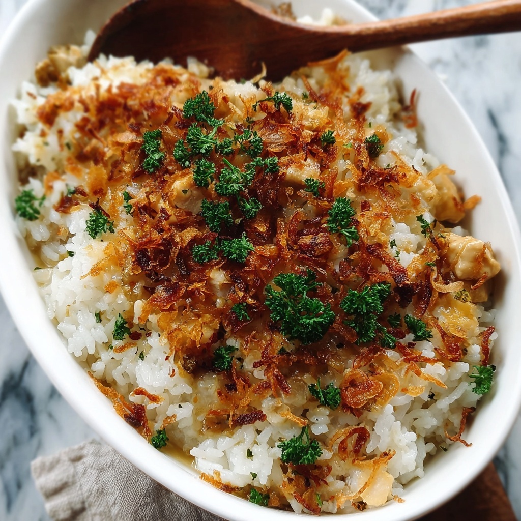 Creamy French Onion Chicken Casserole Recipe - Recipe Image