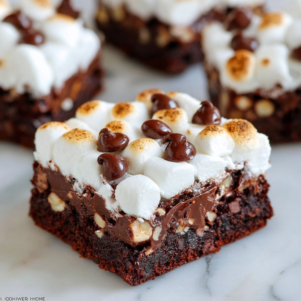 Rocky Road Brownies Recipe - Recipe Image