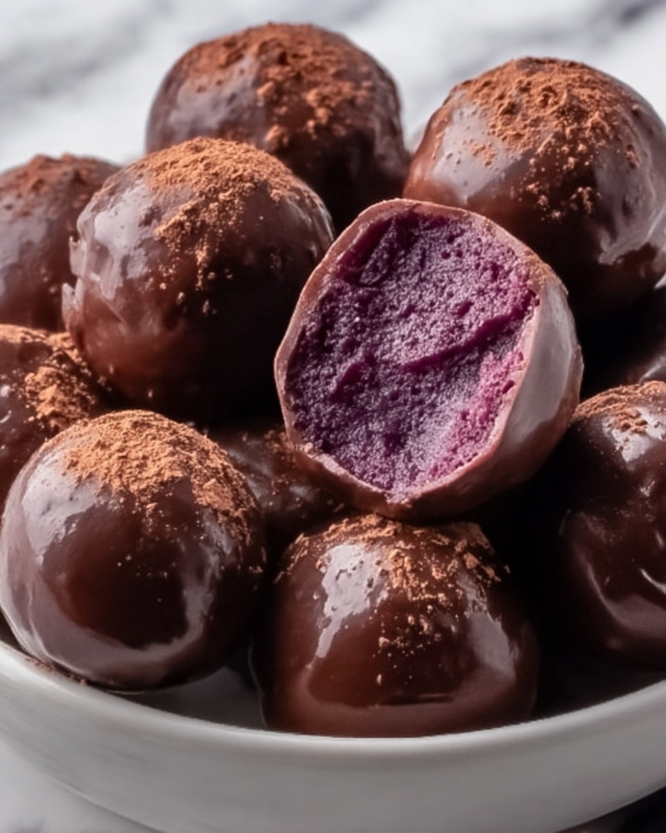 Fudgy Chocolate Beet Truffles Recipe - Recipe Image
