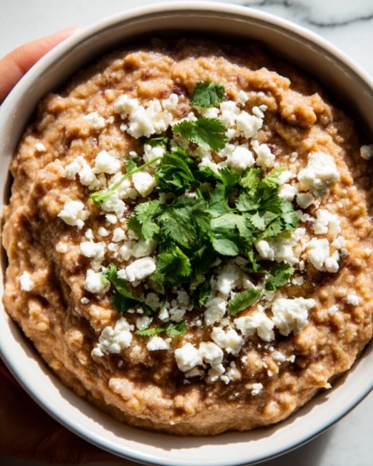 Creamy Slow Cooker Refried Beans Recipe