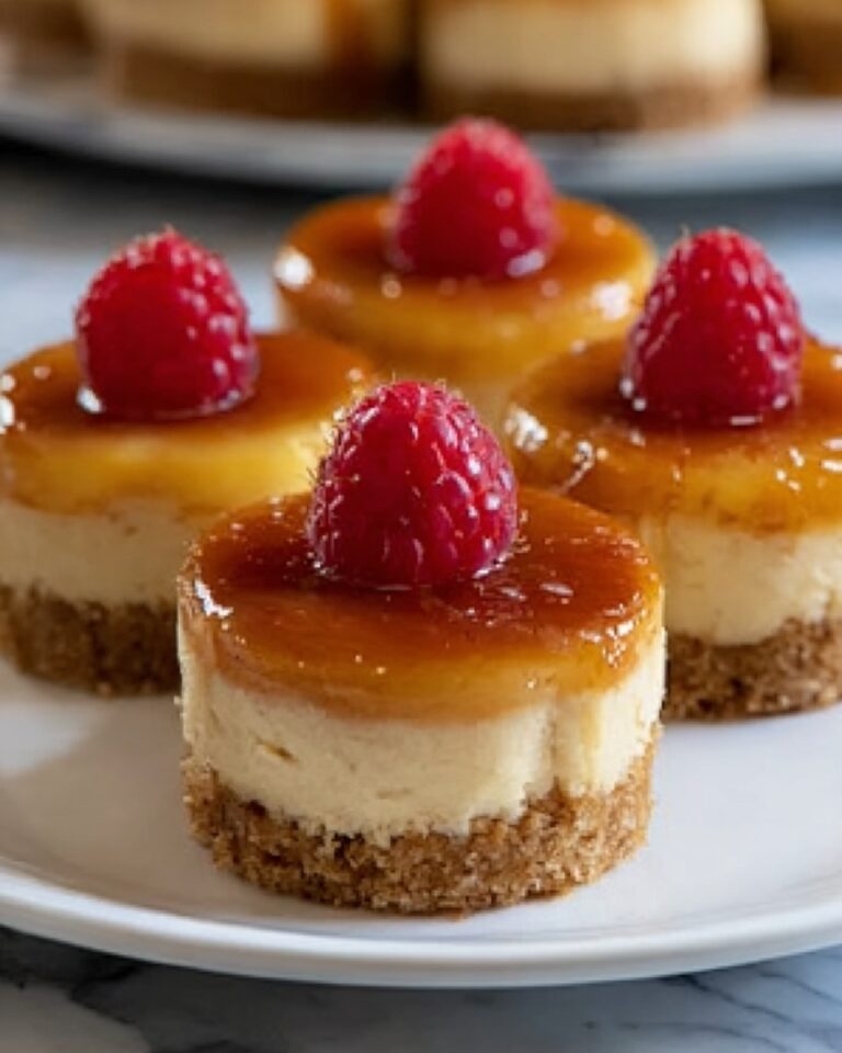 Mini Pineapple Upside-Down Cheesecakes Recipe