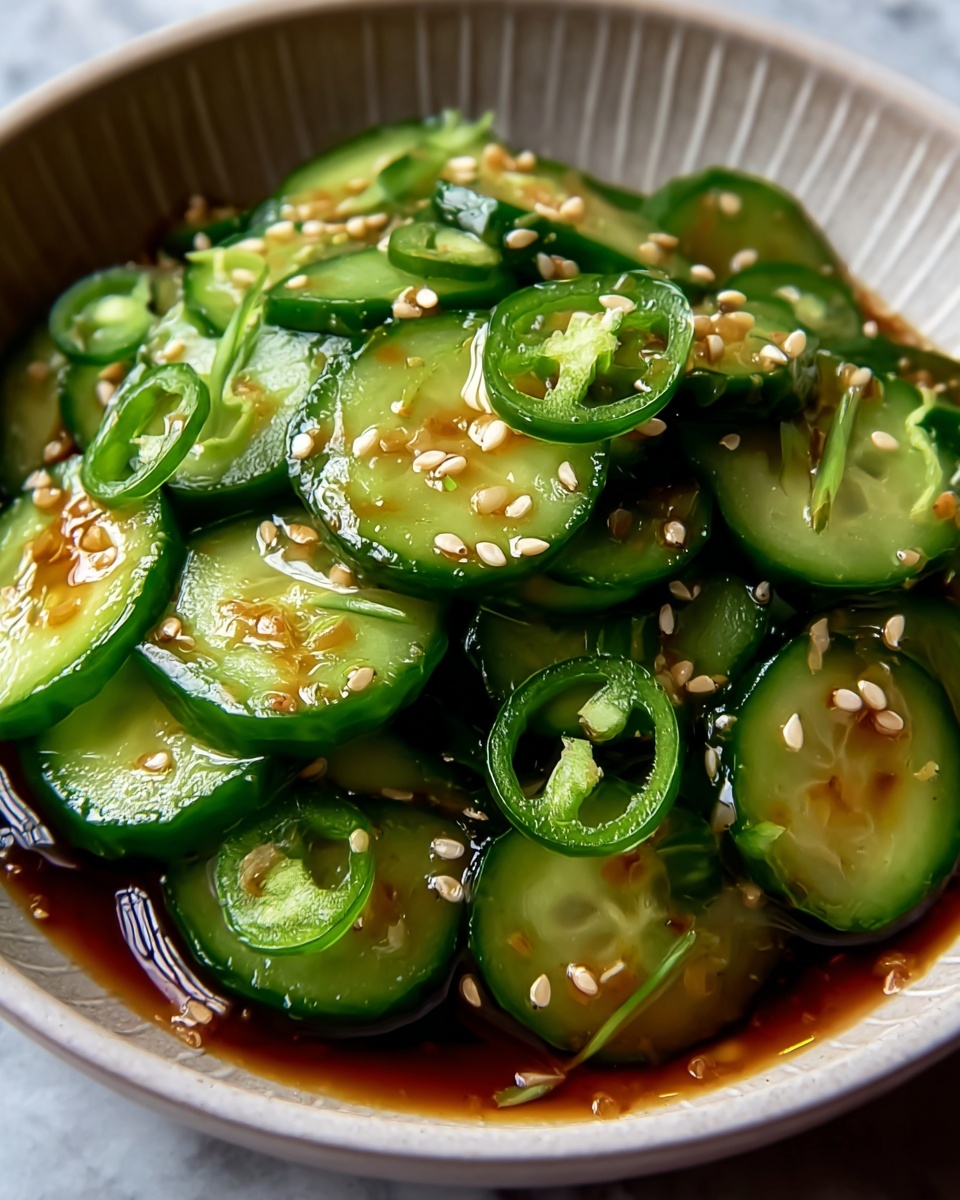 Easy Korean Cucumber Salad Recipe - Recipe Image