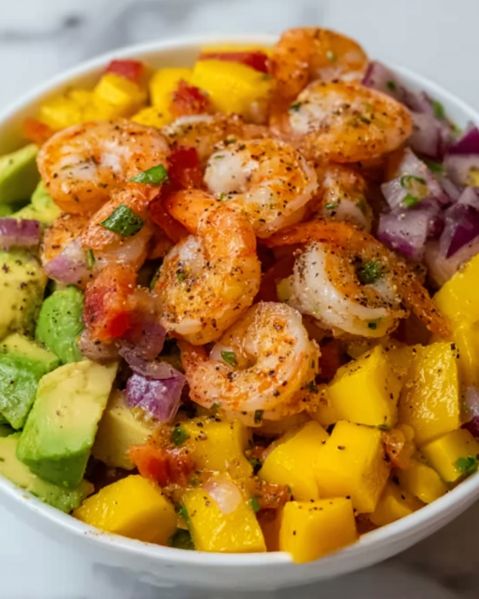 Mango Avocado Shrimp Salad Recipe - Recipe Image