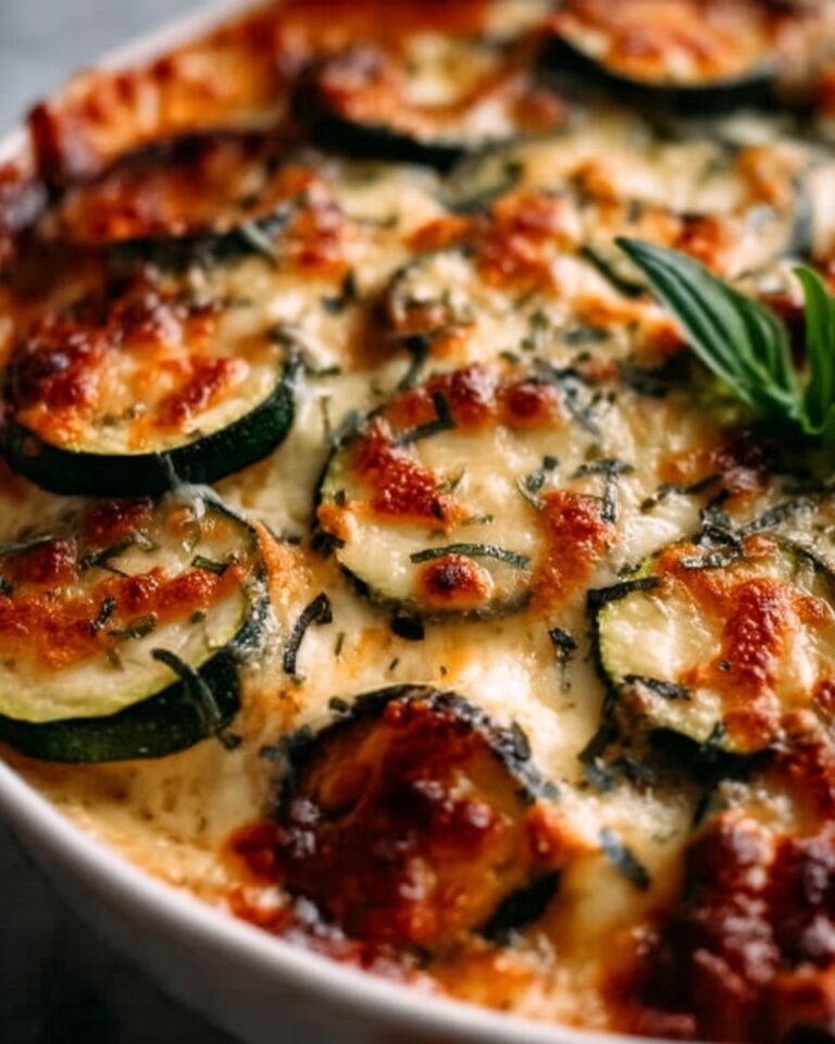 Baked Zucchini Cheese Recipe