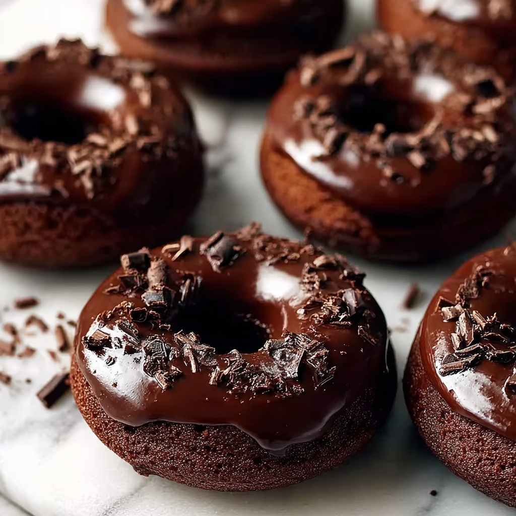 Irresistible Chocolate Cake Donuts Recipe - Recipe Image