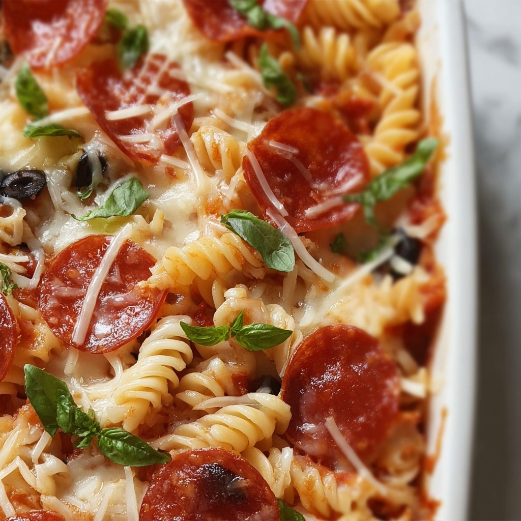 Pizza Pasta Salad Recipe - Recipe Image