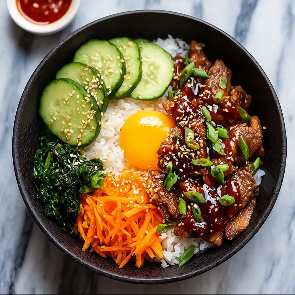 Korean Mixed Rice Bowl with Chili Paste Recipe - Recipe Image