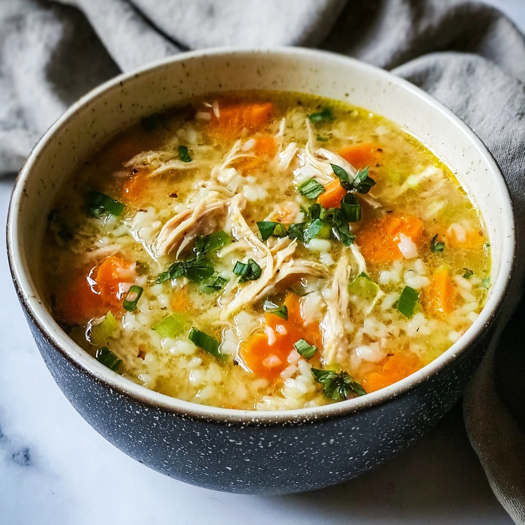 Homemade Chicken and Rice Soup Recipe - Recipe Image