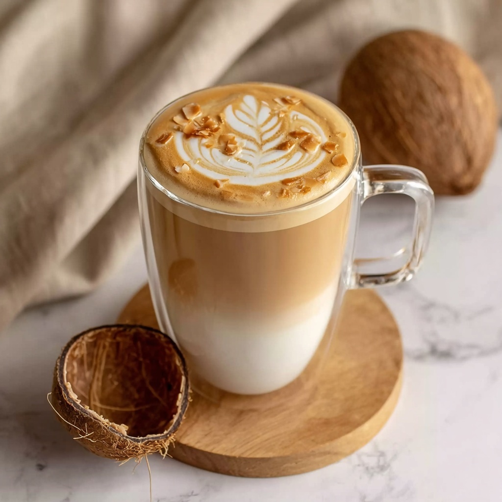 Coconut Milk Latte Recipe - Recipe Image
