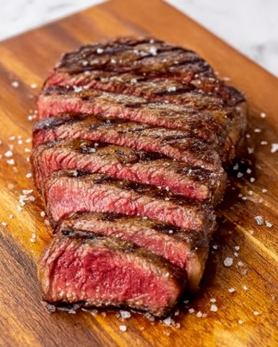 Grilled Balsamic and Garlic Flank Steak Recipe - Recipe Image