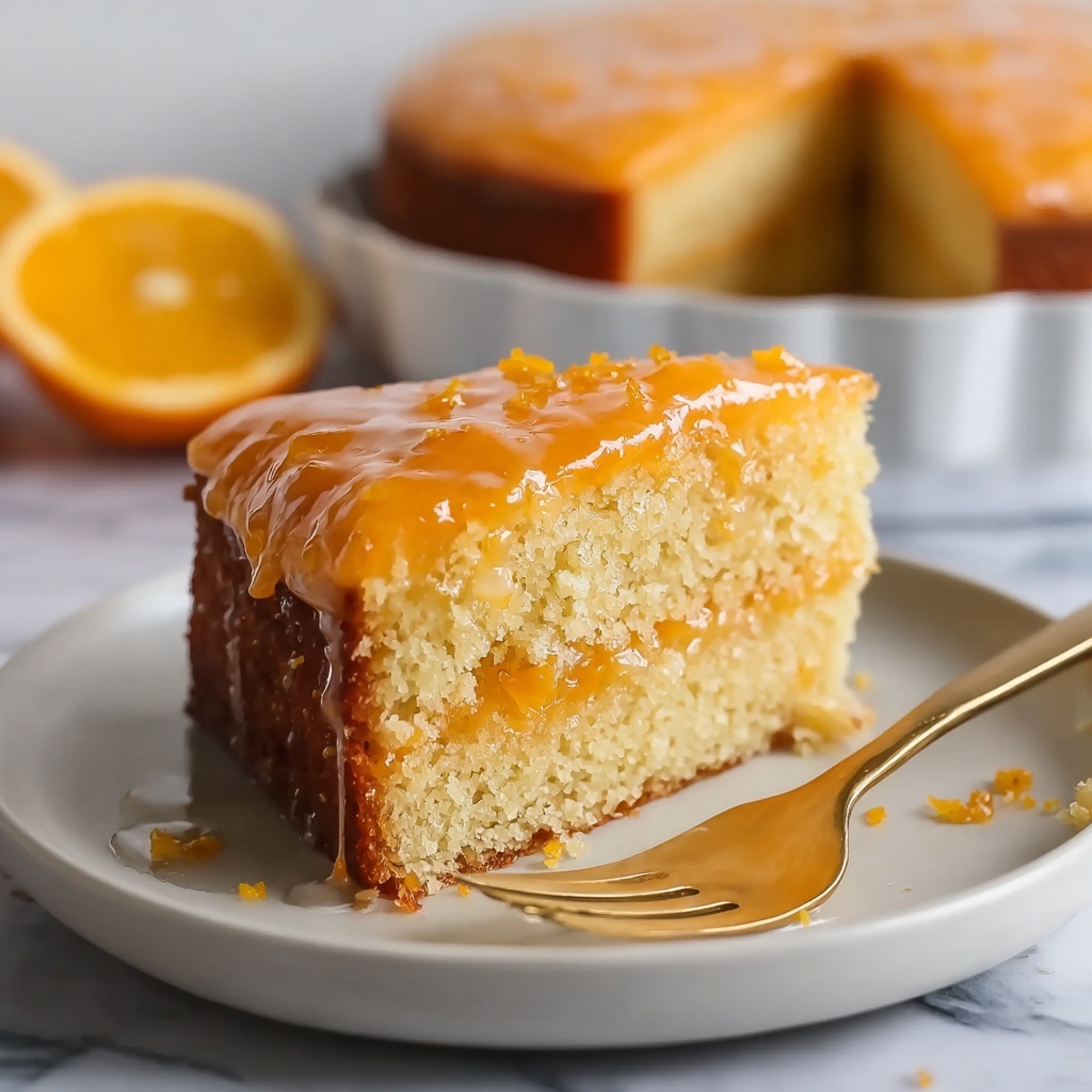 Orange Jello Cake Recipe - Recipe Image