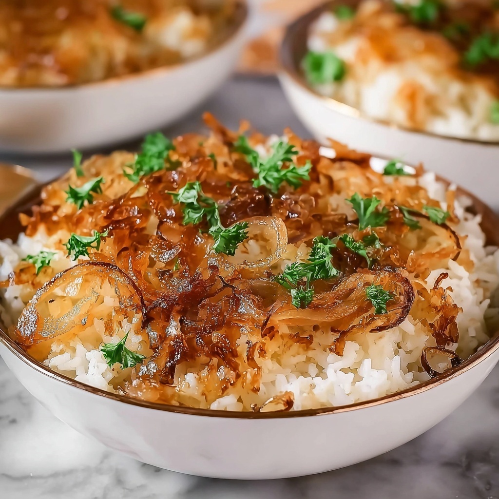 French Onion Soup Rice Recipe - Recipe Image