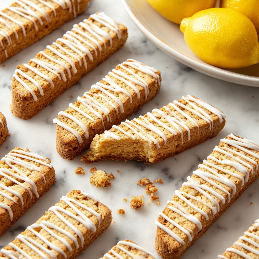 Vegan Limoncello Biscotti Recipe - Recipe Image