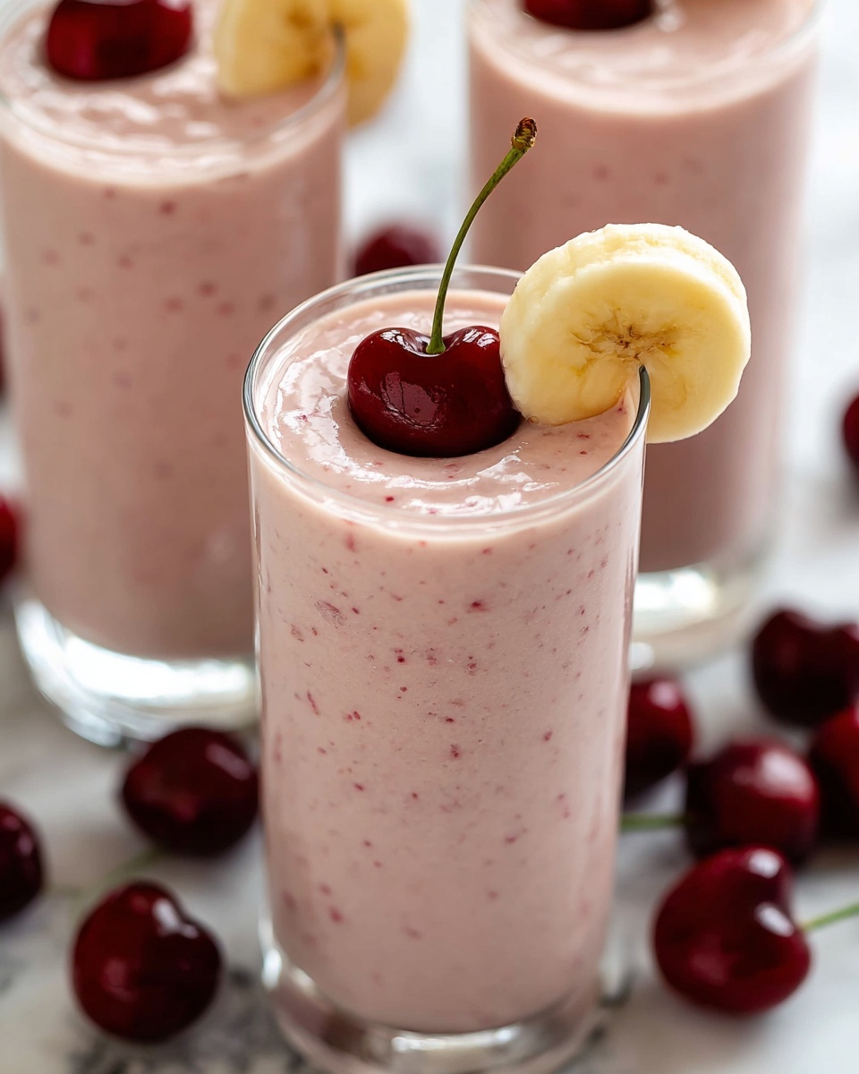 Cherry Banana Smoothie Recipe - Recipe Image