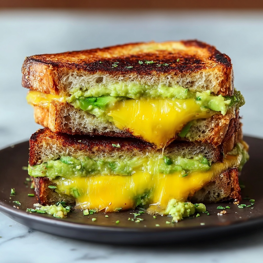 Avocado Grilled Cheese Sandwiches Recipe - Recipe Image