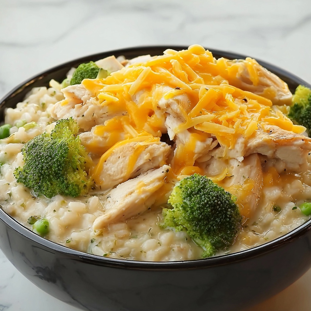 Crockpot Cheesy Chicken Broccoli Rice Recipe - Recipe Image