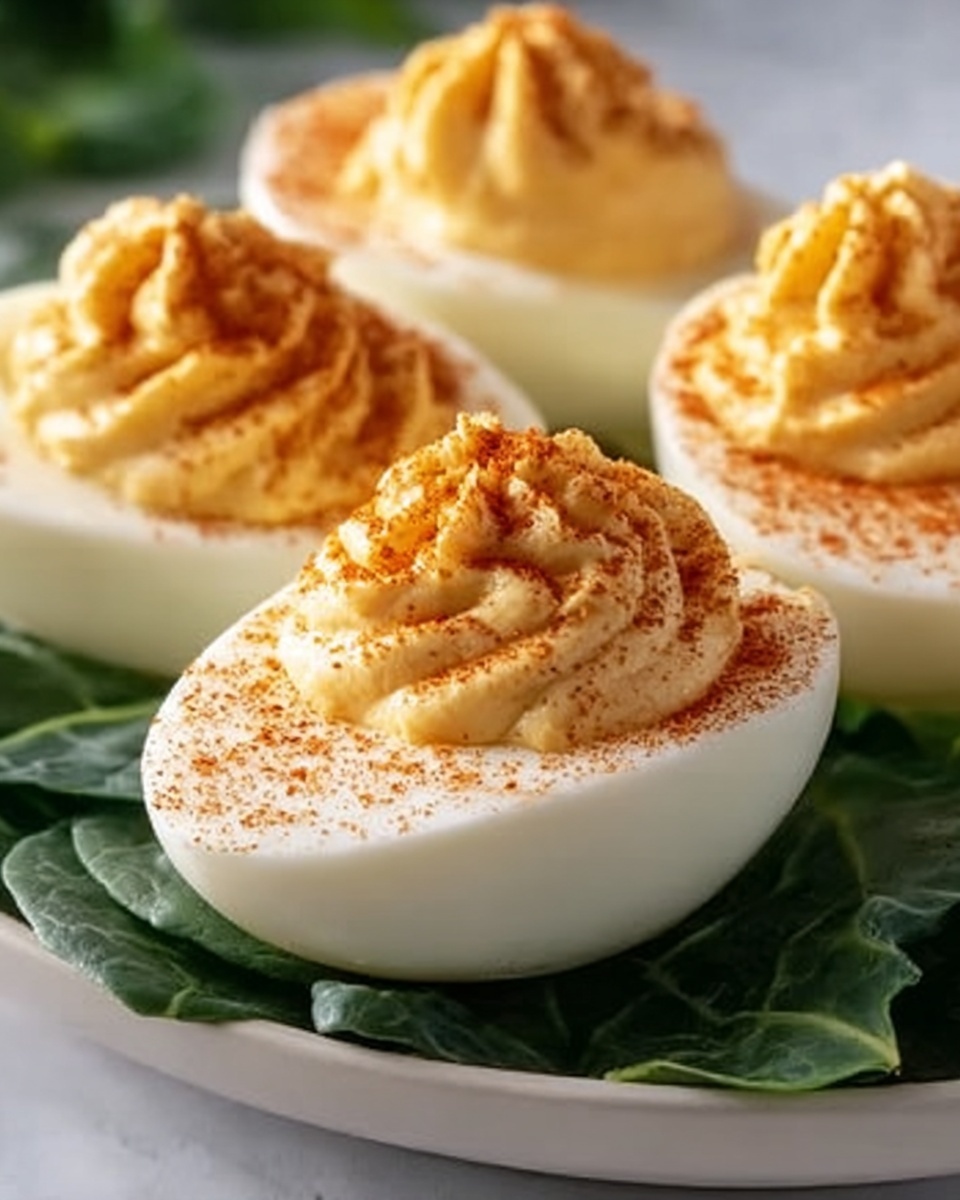 Deviled Egg Tulips Recipe - Recipe Image