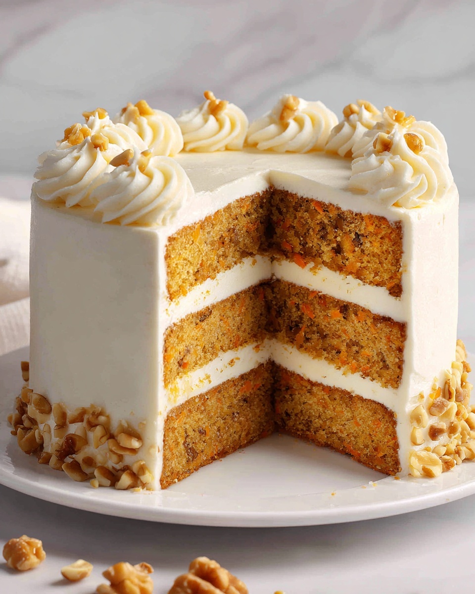Homemade Moist Carrot Cake Recipe - Recipe Image