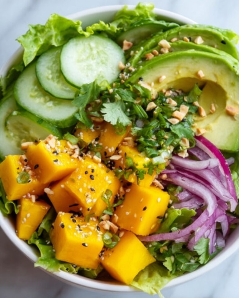 Mango Salad with Sweet Chilli Lime Dressing Recipe