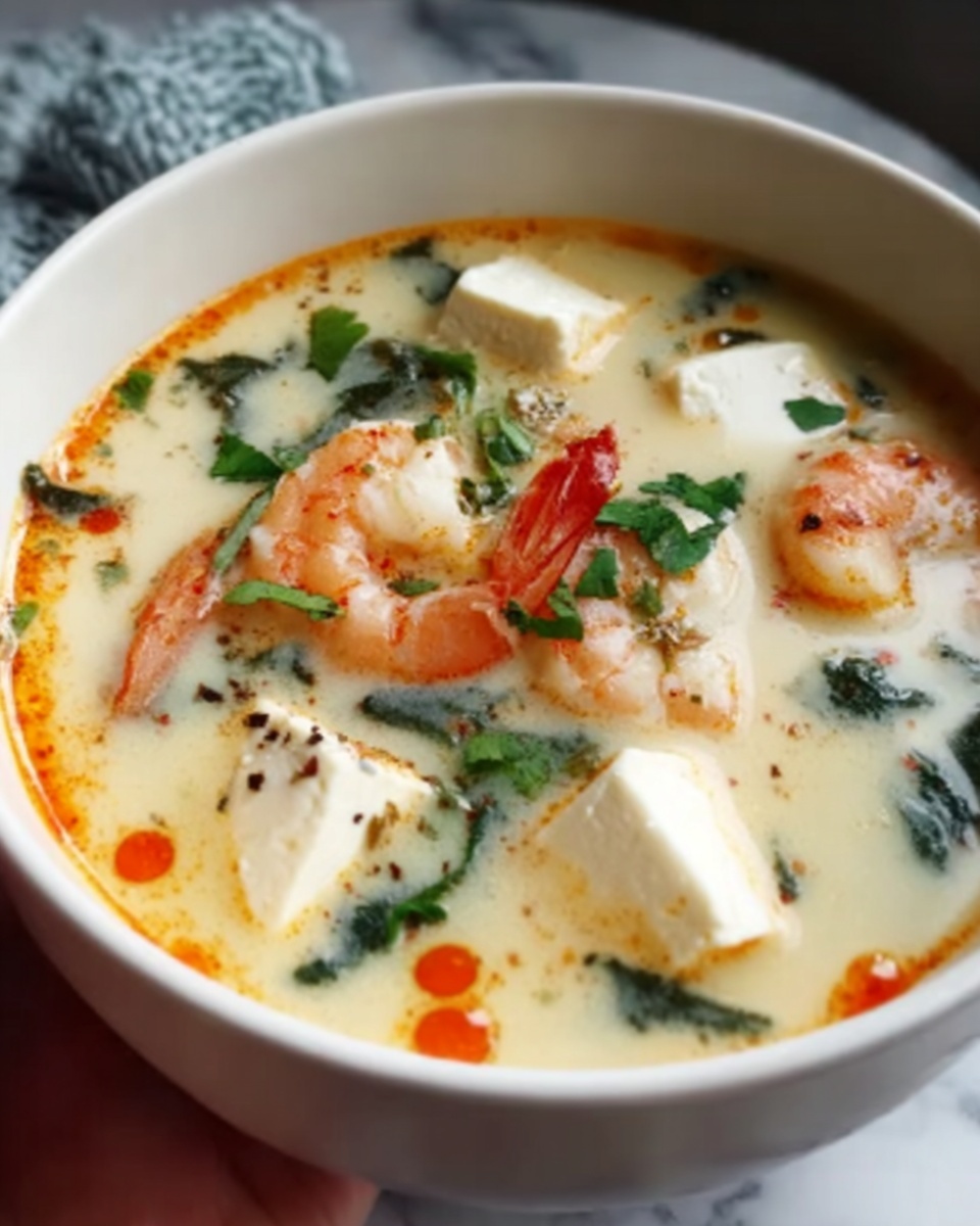 Thai Coconut Chicken Soup Recipe - Recipe Image