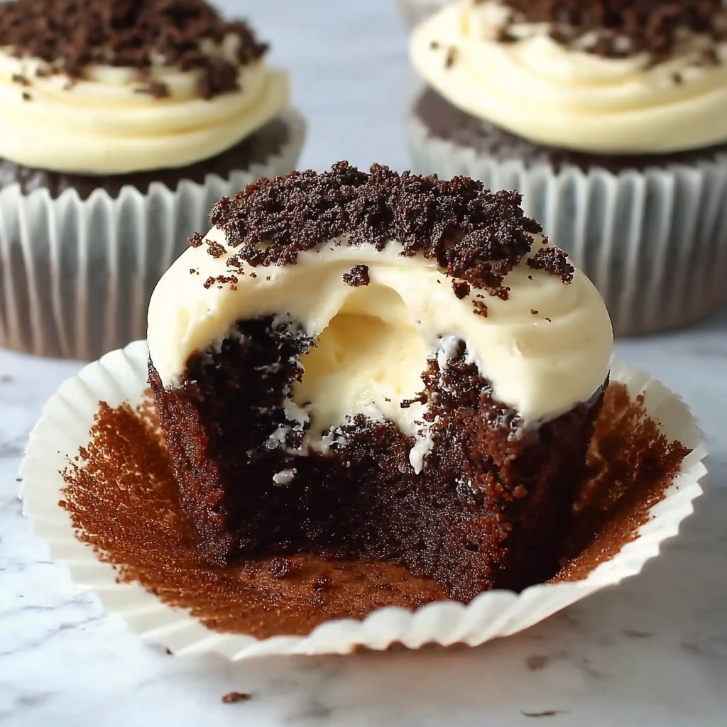 Creamy Chocolate Cupcakes Recipe - Recipe Image