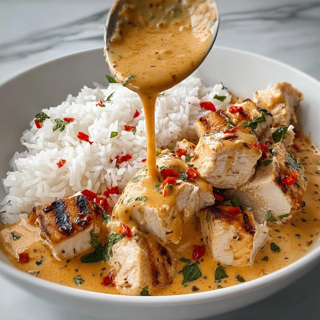 Creamy Paprika Chicken with Tender Rice in a Velvety Sauce Recipe - Recipe Image