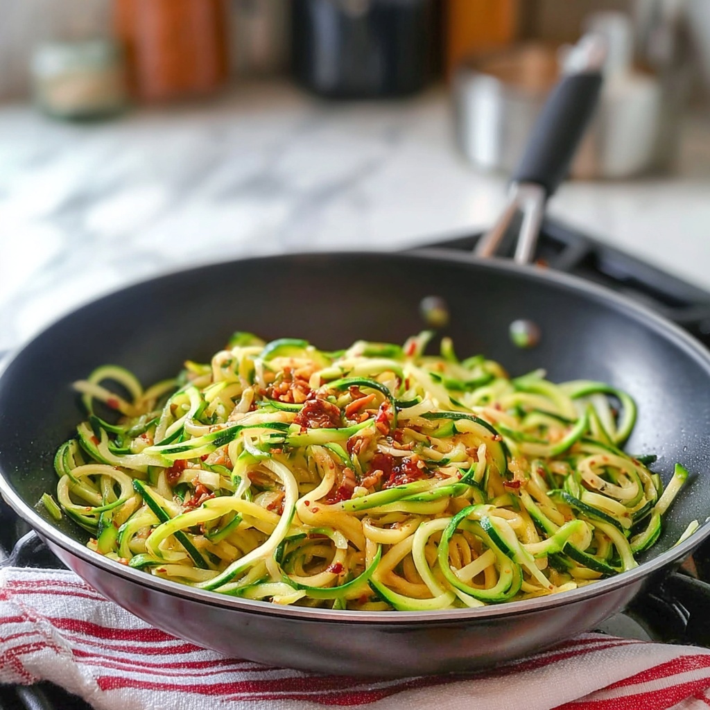 Zucchini Noodle Stir Fry Recipe - Recipe Image