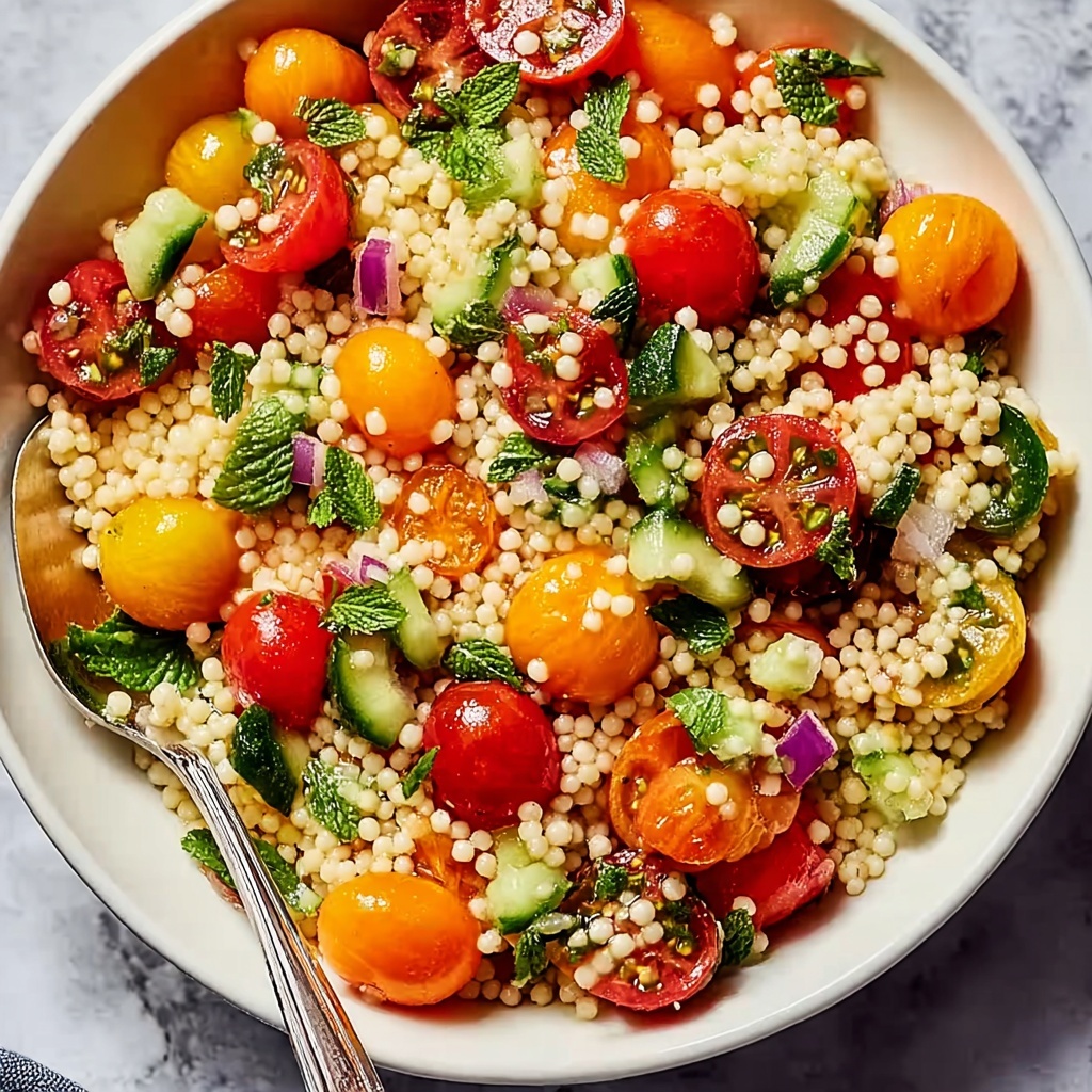 Cherry Tomato Couscous Salad Recipe - Recipe Image
