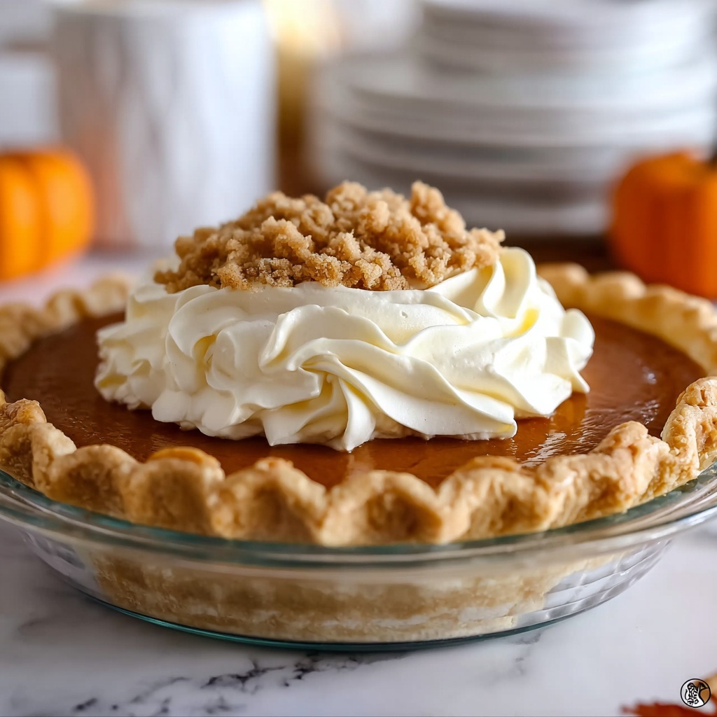 Milk Bar Pumpkin Pie with Laminated Cornmeal Crust, Salted Caramel, and Pumpkin Ganache Recipe - Recipe Image