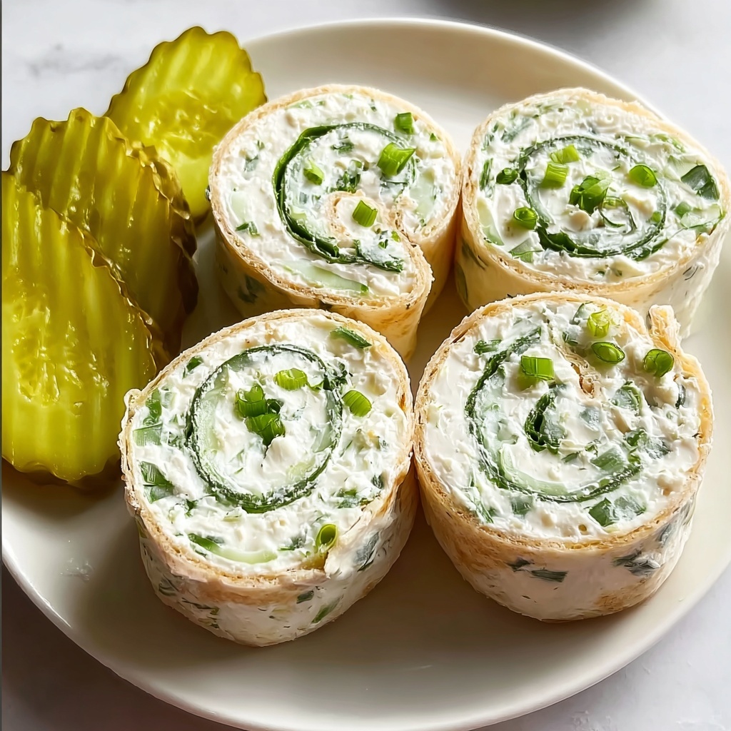 Pickle Dip Pinwheels: 4 Irresistible Creamy Bites Recipe - Recipe Image
