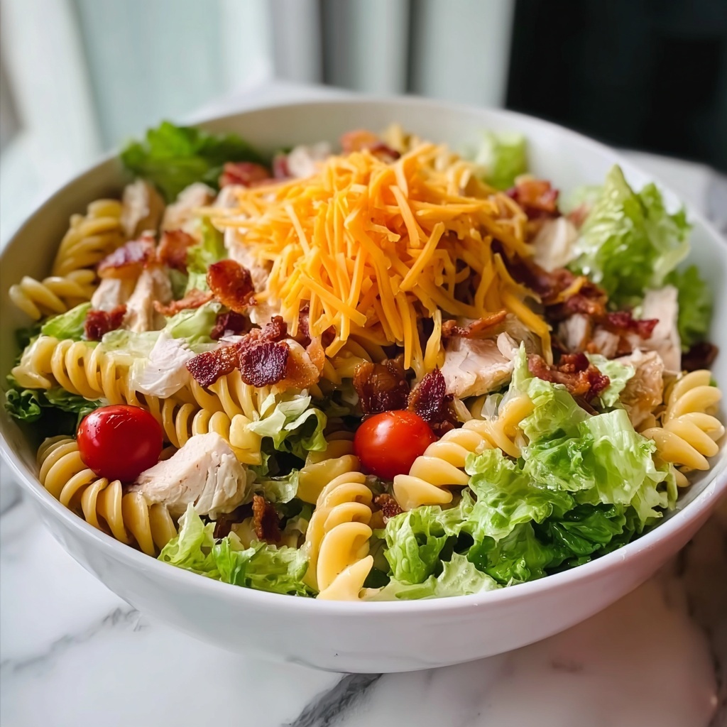 Chicken Club Pasta Salad: 5 Simple Steps to Delightful Fun Recipe - Recipe Image
