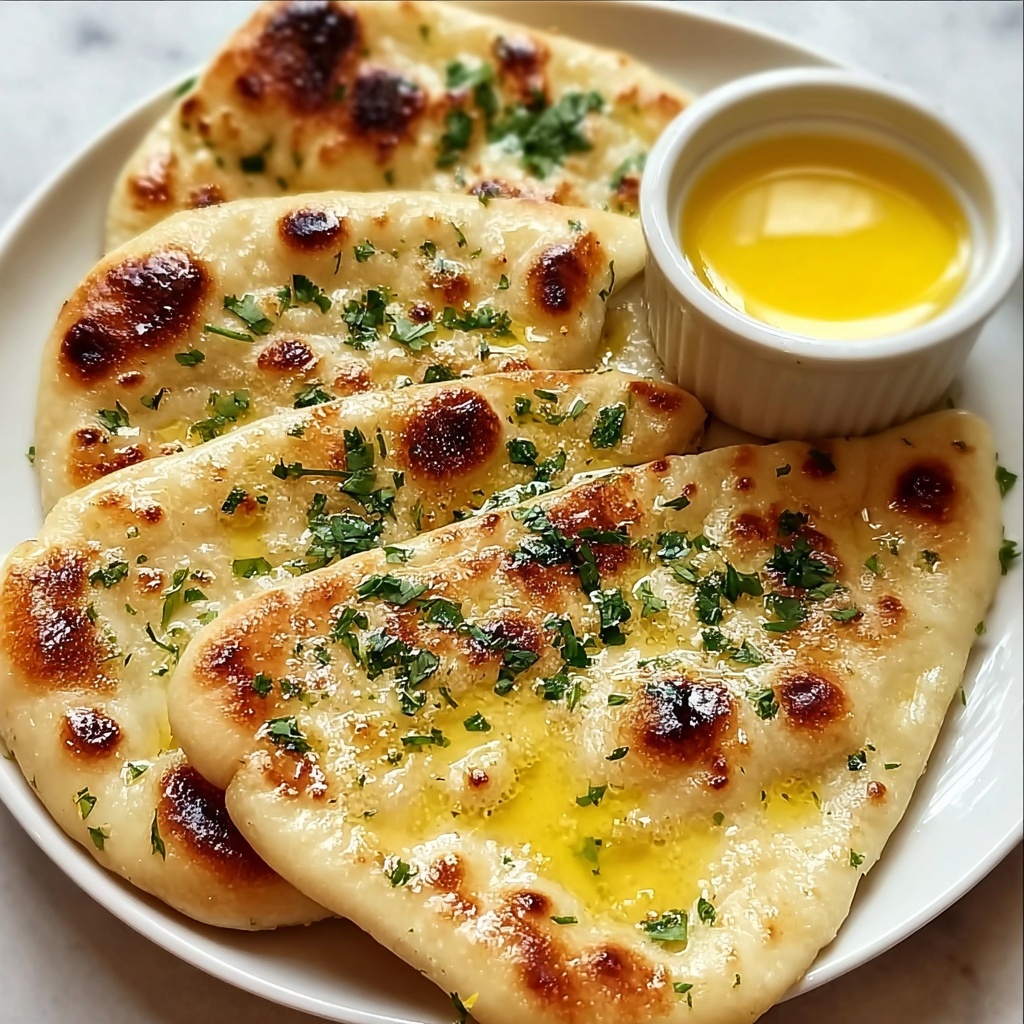 Garlic Butter Flatbread Recipe - Recipe Image