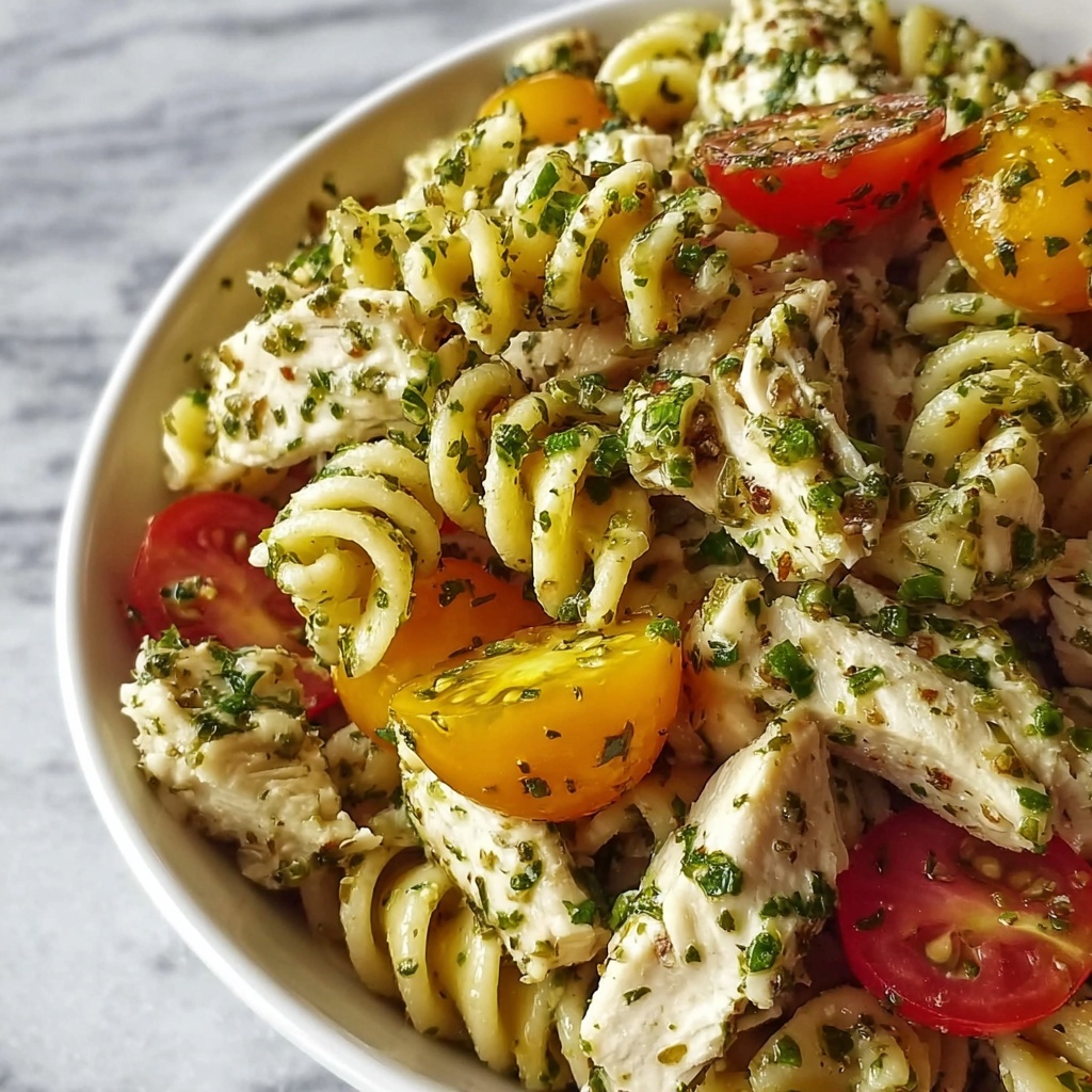 Herby Lemon Chicken Pasta Salad Recipe - Recipe Image
