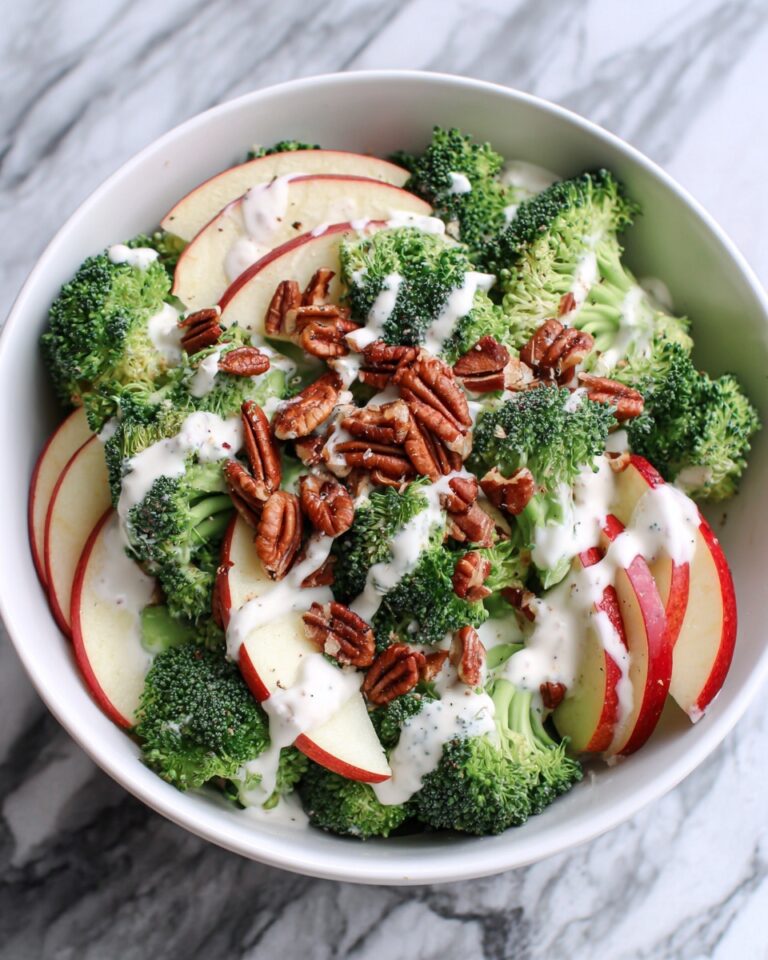 Honeycrisp Apple Broccoli Salad with Cranberries and Cheddar Recipe