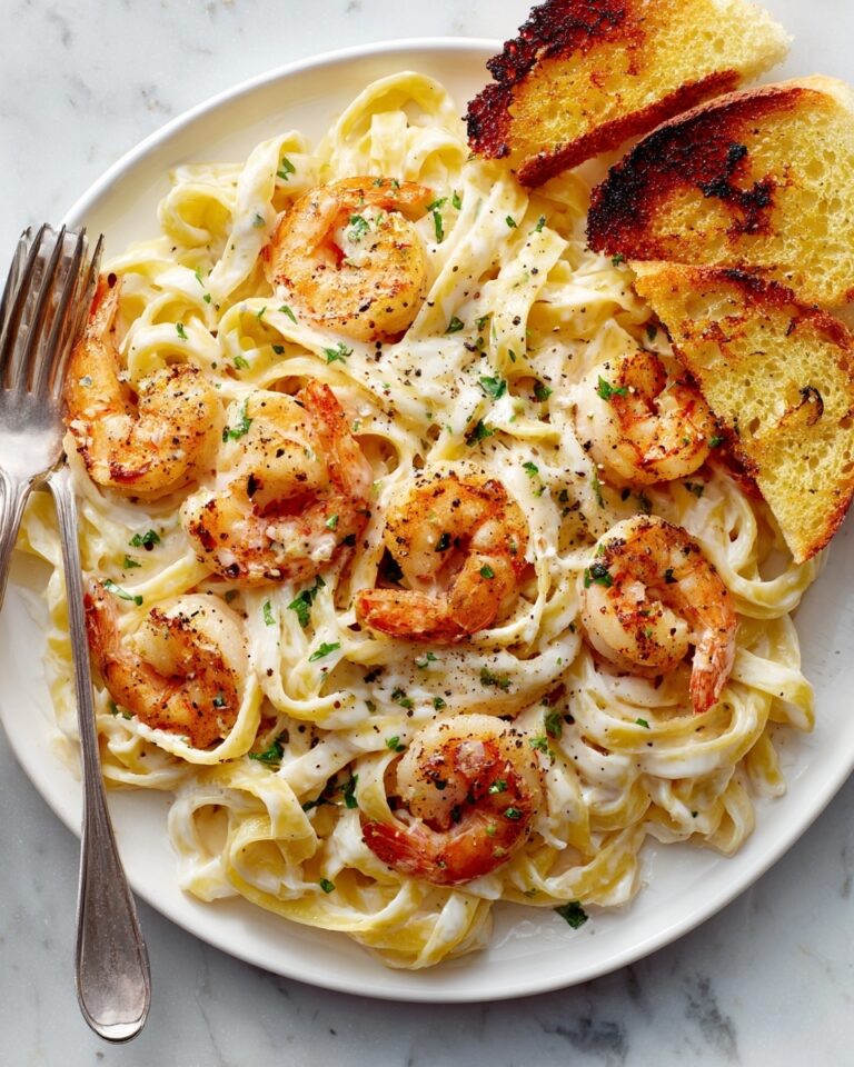 Fettuccine Alfredo with Shrimp Recipe