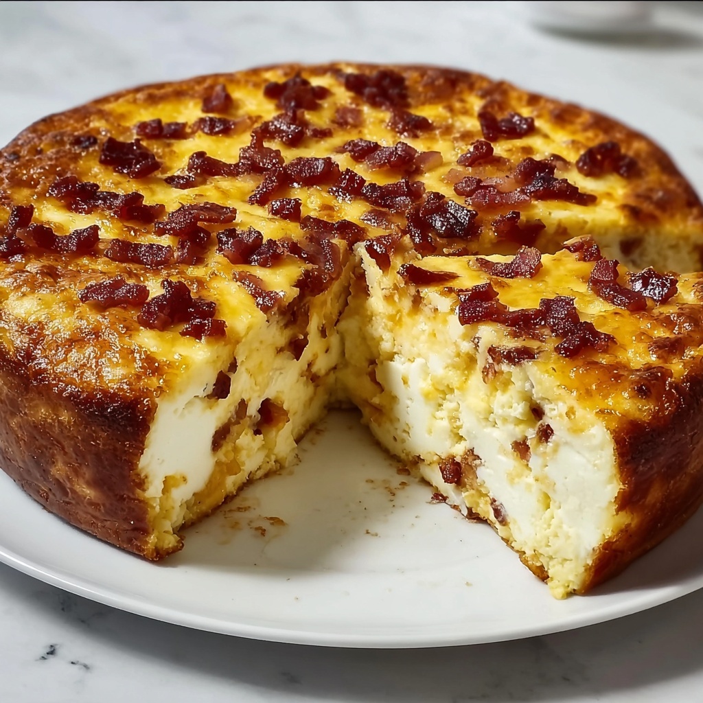 Keto Egg & Cheese Breakfast Bake Recipe - Recipe Image