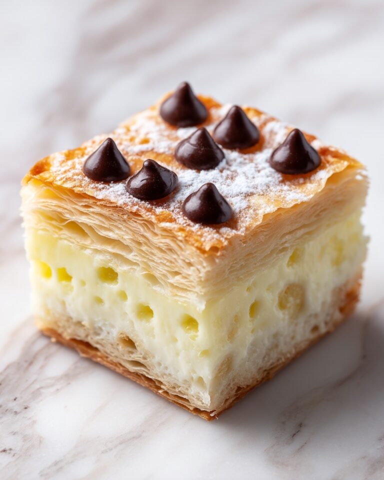 Ricotta Chocolate Chip Pastry Squares Recipe