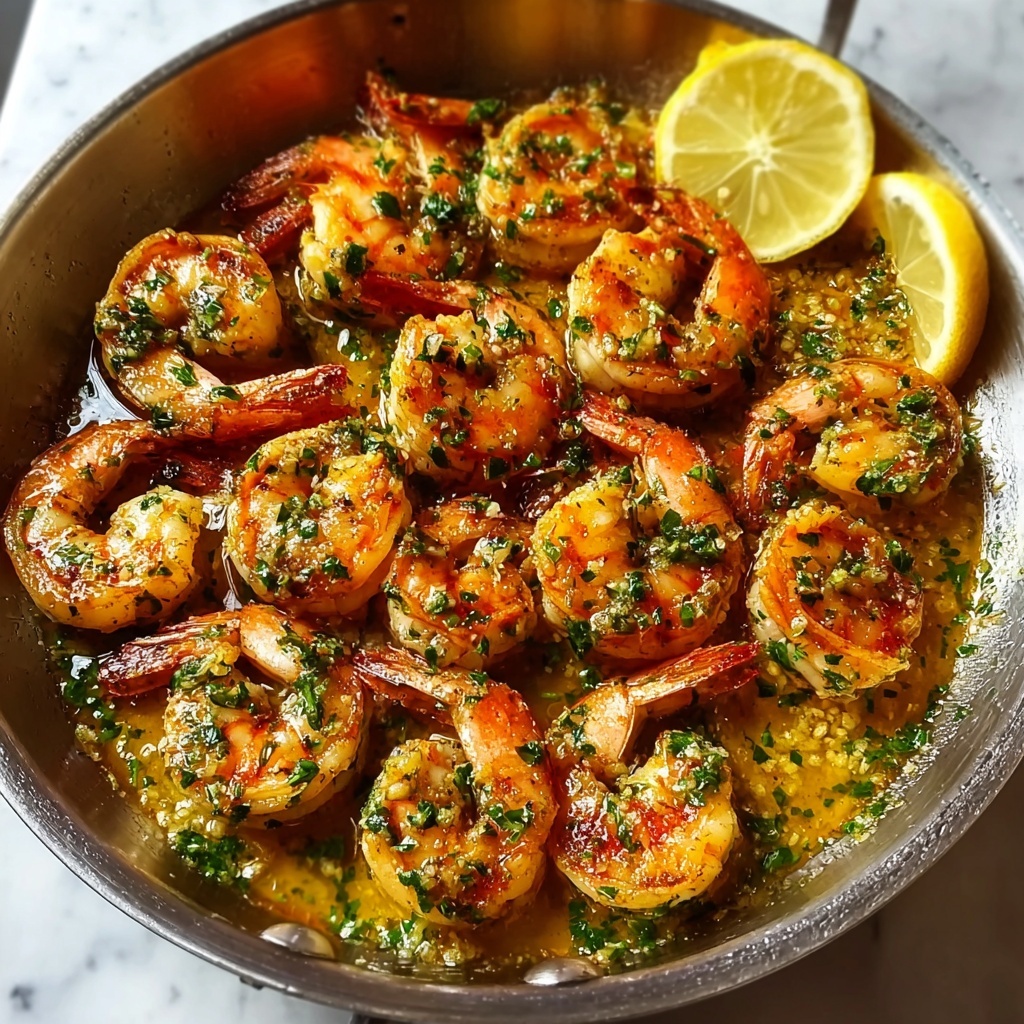 Lemon Infused Garlic Butter Shrimp Delight Recipe - Recipe Image