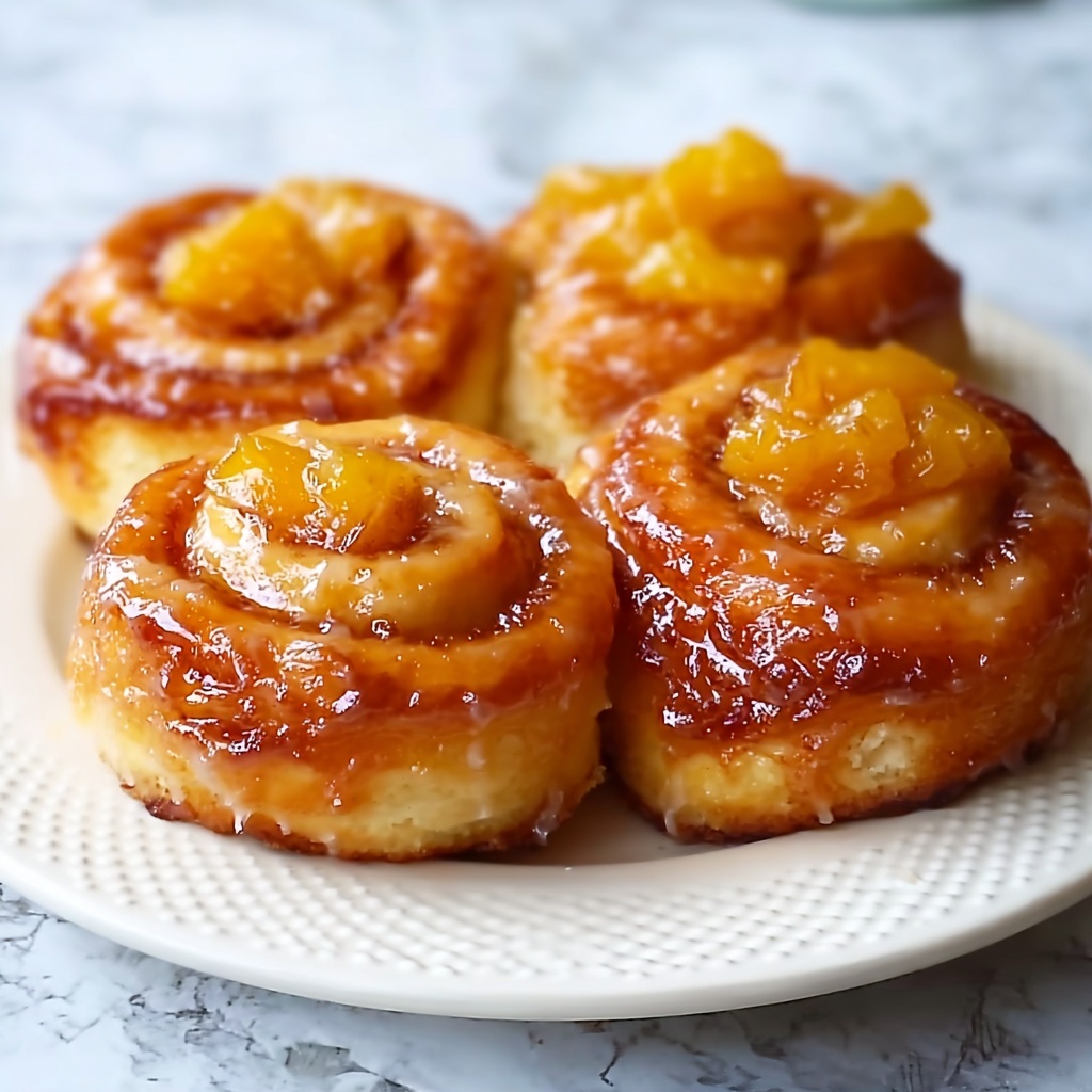 Irresistible Orange Pineapple Sweet Rolls for a Bright Morning Recipe - Recipe Image