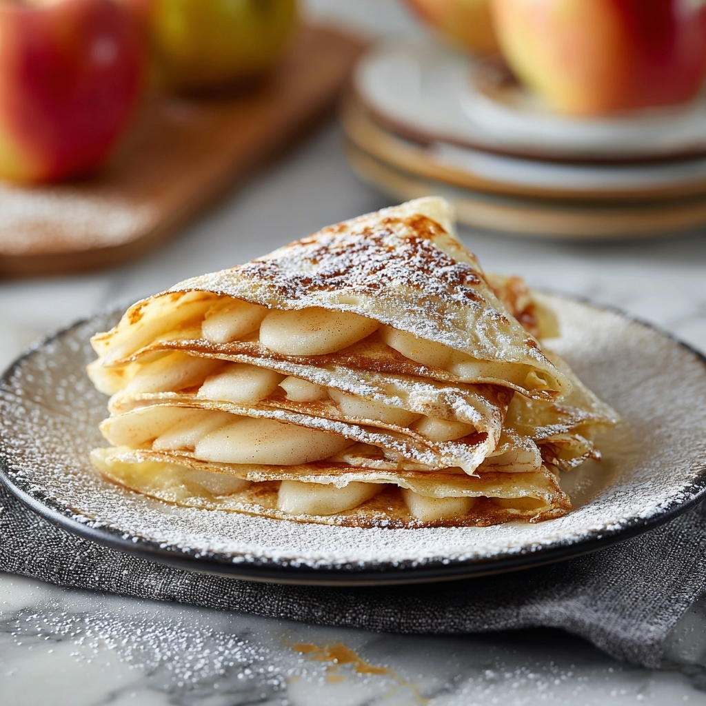 Apple Cheesecake Breakfast Quesadillas Recipe - Recipe Image
