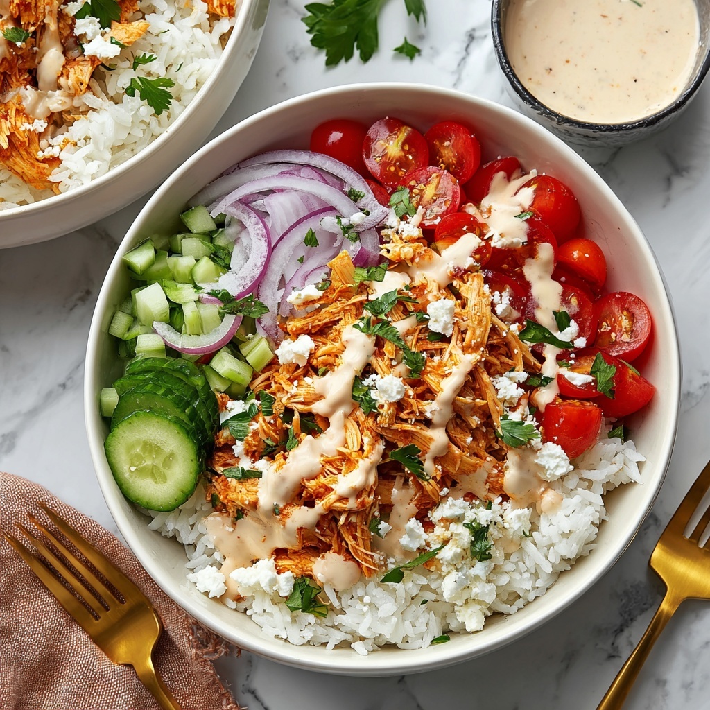 Quick Buffalo Chicken Rice Bowl Recipe - Recipe Image