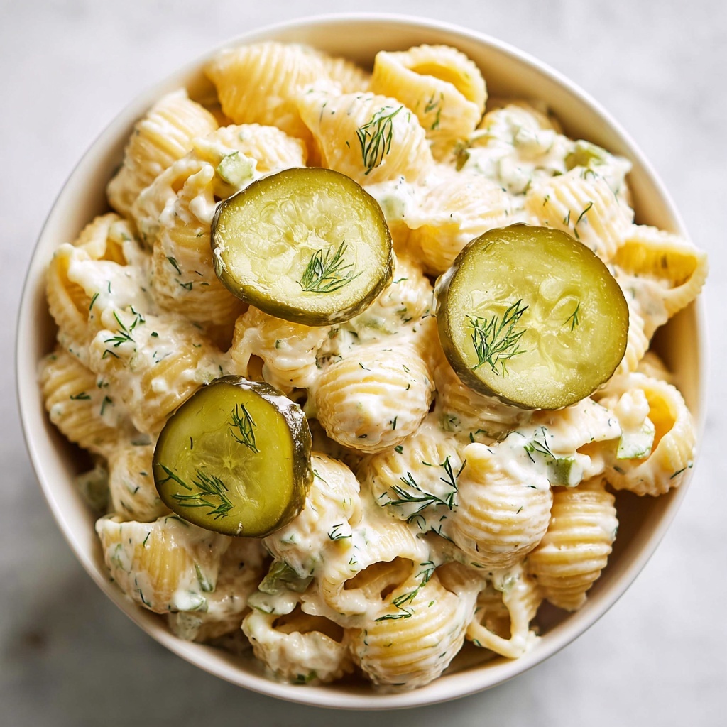 Dill Pickle Pasta Salad Recipe - Recipe Image