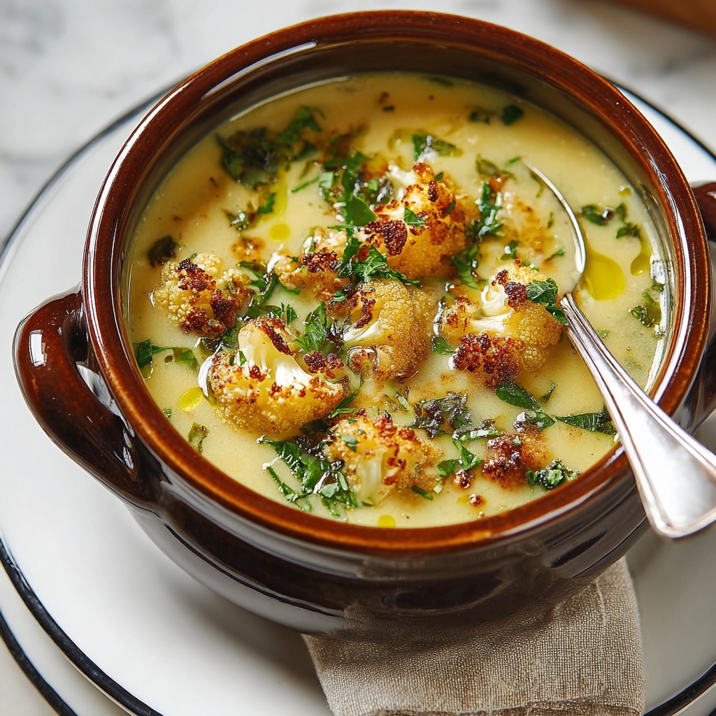 Roasted Cauliflower Soup Recipe - Recipe Image