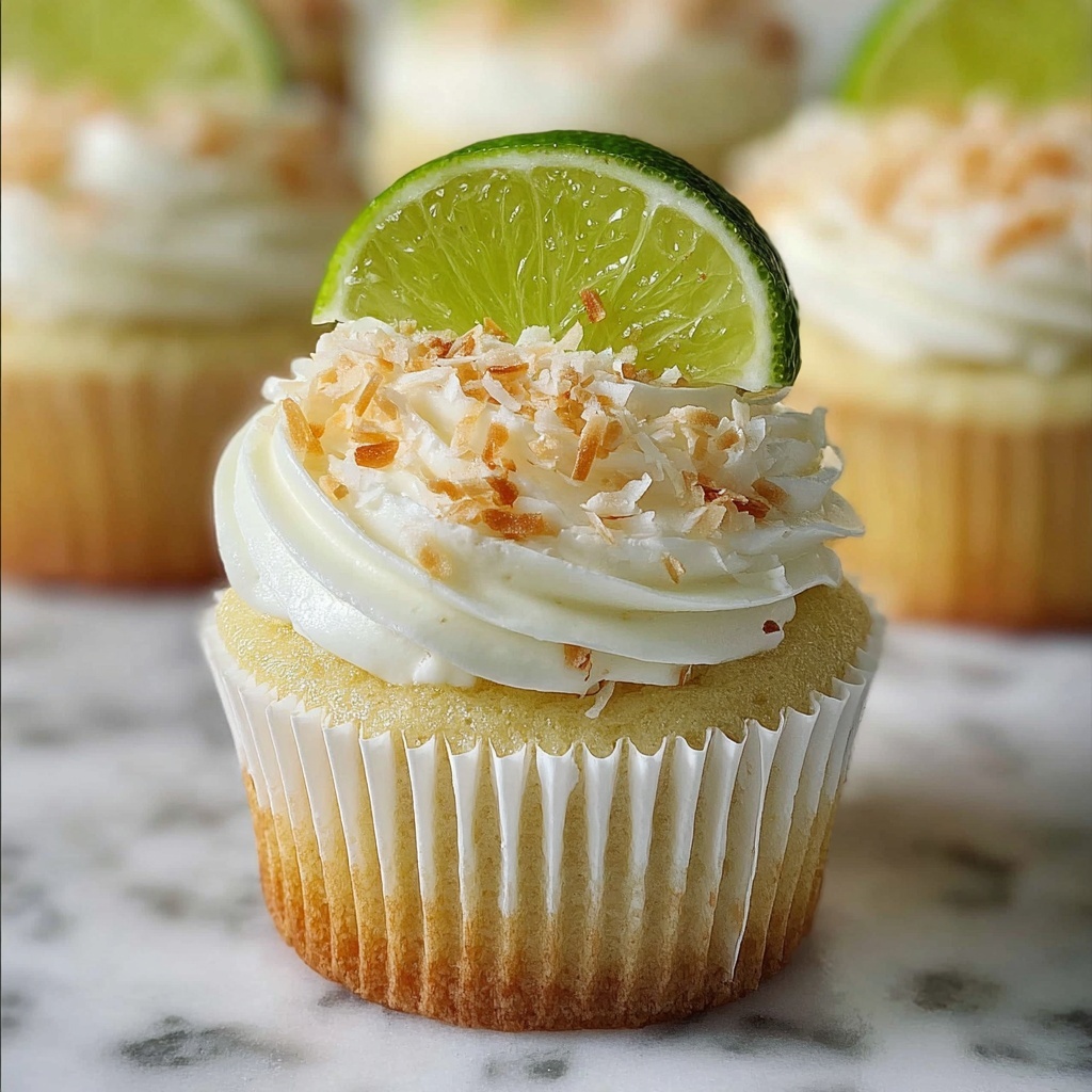 Coconut Lime Cupcakes Recipe - Recipe Image