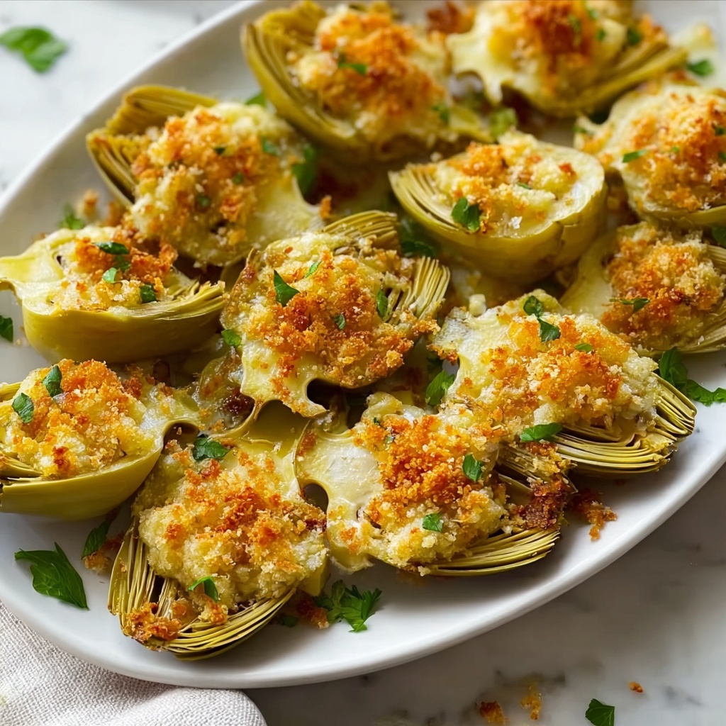 Crispy Parmesan Artichoke Hearts Recipe - Recipe Image