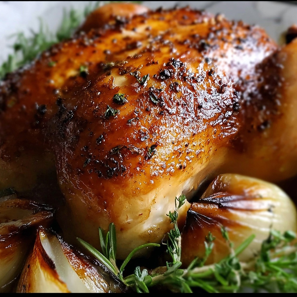 Brined and Roasted Whole Turkey Recipe - Recipe Image