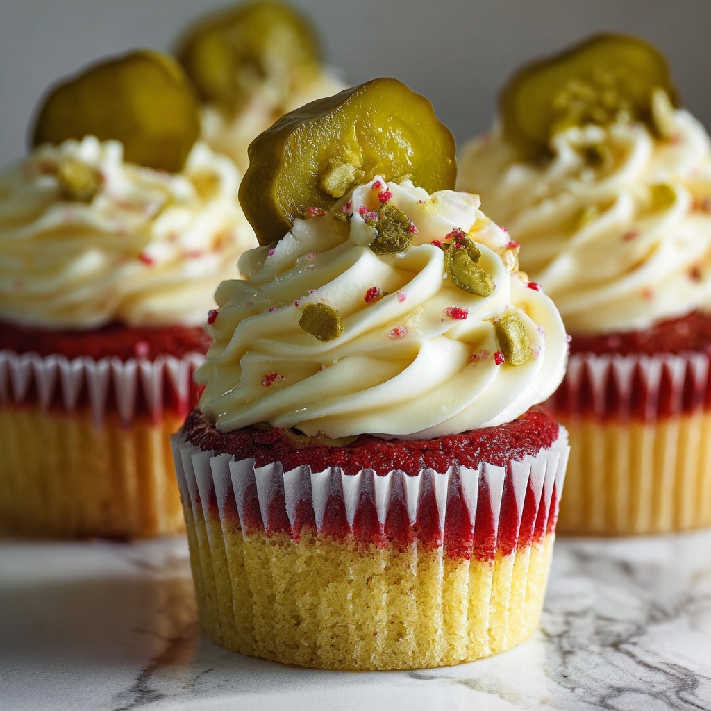 Pickle Cupcakes Recipe - Recipe Image