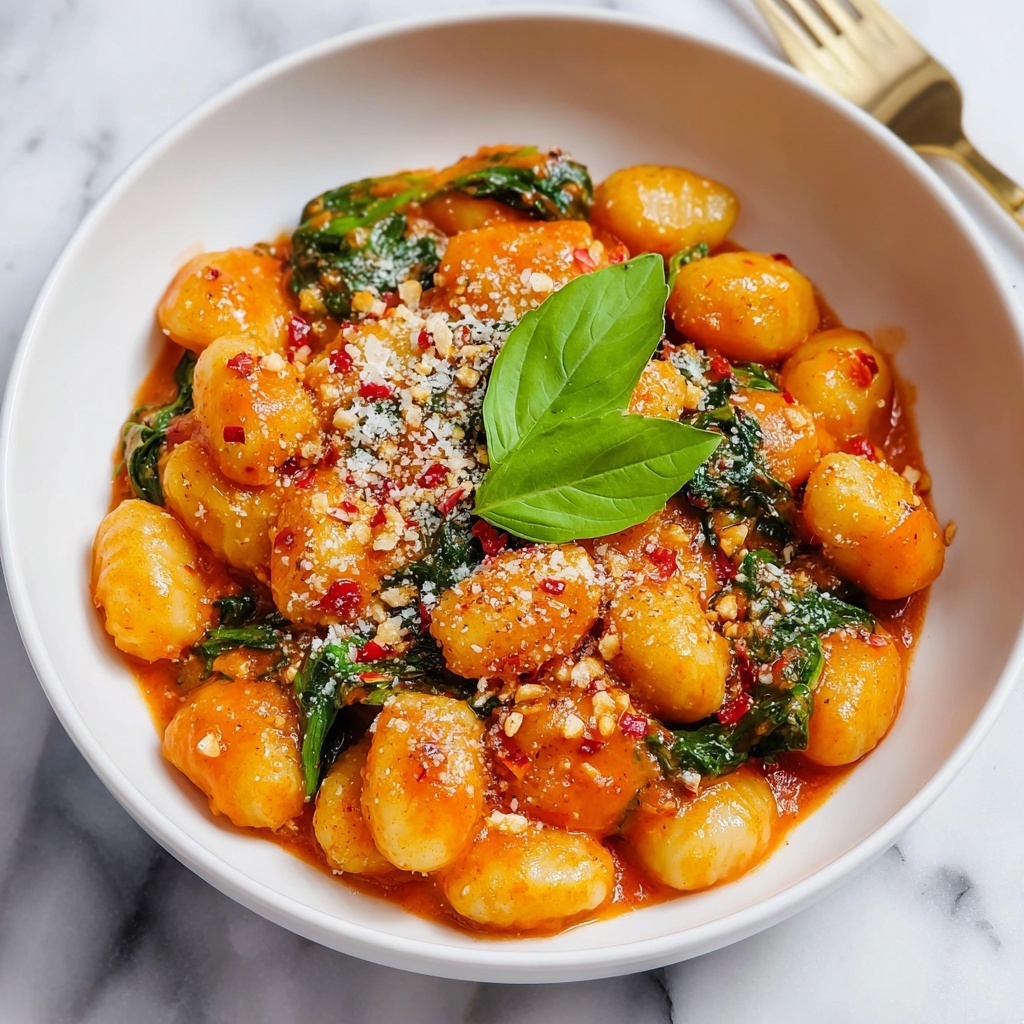One-pan Creamy Sausage Gnocchi Recipe - Recipe Image