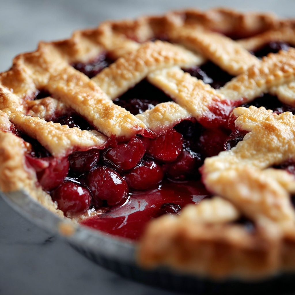 Homemade Cherry Pie Recipe - Recipe Image